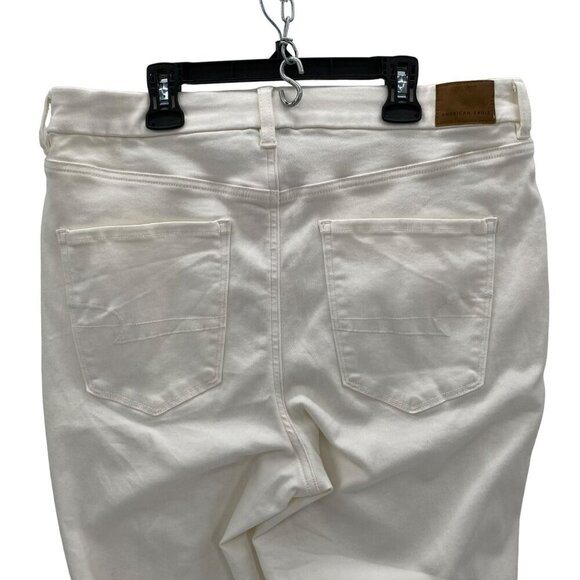 American Eagle Ne(X)t Level Stretch White Curvy Hi-Rise Jegging Women's Size 16 - Picture 2 of 9